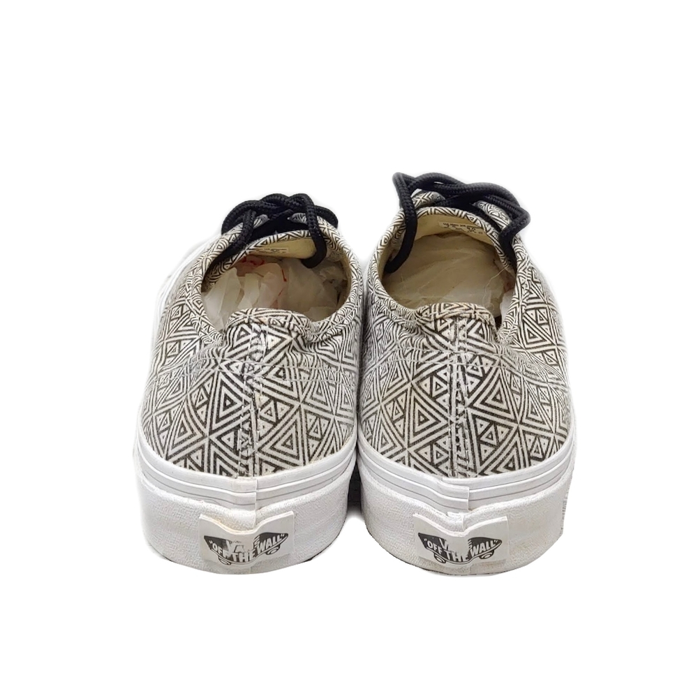 Vans Unisex (Wm 7.5/Men 9) Slim Geometric Sneakers Black/White*Priced to Sell** - Picture 7 of 9